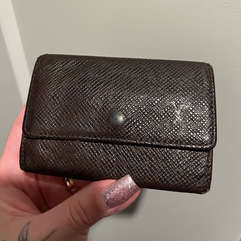 Louis Vuitton deep purple key holder VTG